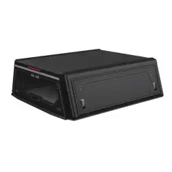 Hardtop Contour noir lisse sans fenêtre latérale pour Isuzu D-Max 2020+ double cabine Alu-Cab